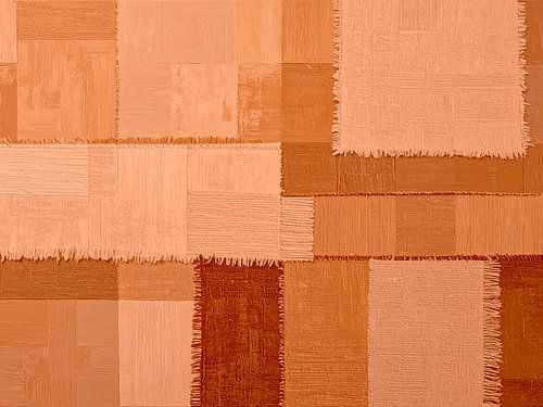 Modern minimalist in terracotta and apricot