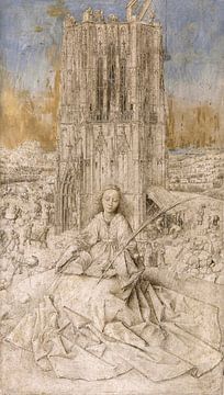 Heilige Barbara van Nicodemië, Jan van Eyck
