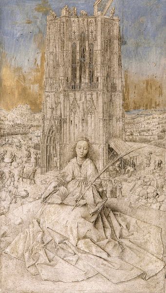 Sainte-Barbara, Jan van Eyck par Des maîtres magistraux