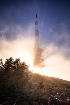 Der Raketenstart vom Brocken von Steffen Henze