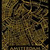 Amsterdam Nederland Stadsplattegrond van Carina Buchspies