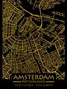 Amsterdam Niederlande City Map von Carina Buchspies Miniaturansicht