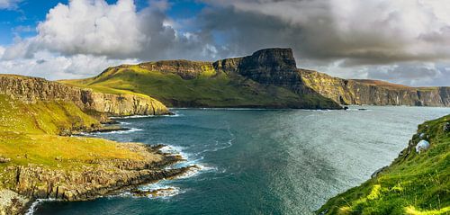 Panorama Cliffs in Schotland. Isle of Skye Idylle en rust