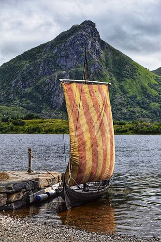 Bateau viking Norvège sur Maaike Hartgers