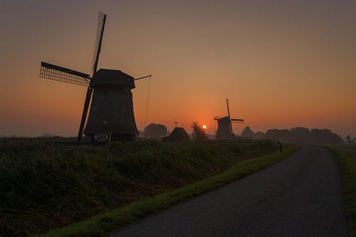Molens Rustenburg in de ochtend