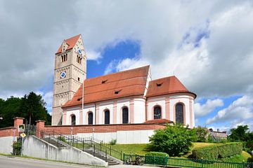 Leeder kerk in Beieren van Karin Jähne