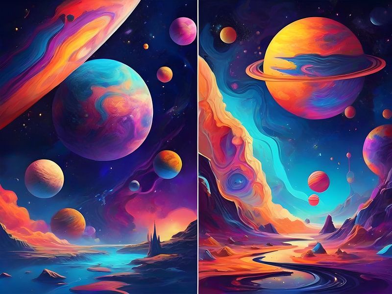 Fantaisie cosmique Scène 1 par Mentos mentos