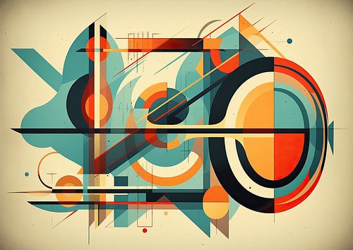 Geometrie 7053 von Wunderbare Kunst