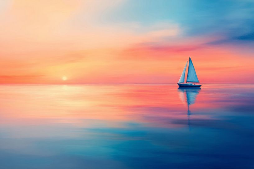 Abendstimmung auf dem Meer von ARTemberaubend