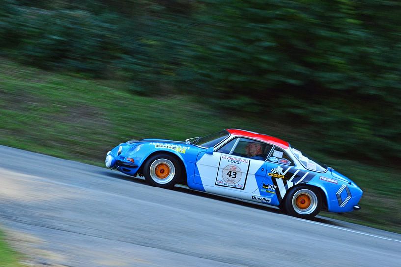 Renault Alpine A110 am Berg - Eggberg Klassik 2019 von Ingo Laue