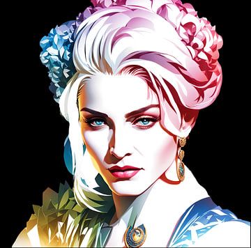 Painting of Madonna Louise Ciccone by Eye on You