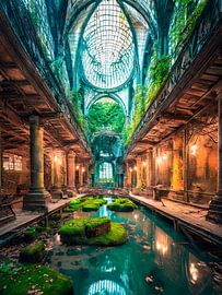 Lost Places building from the inside