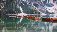 Pagayer sur le Lago Di Braies