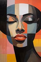 Vrouw abstract