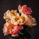 Still life peonies by Monique van Velzen thumbnail