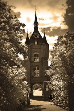 Vianen Utrecht Stadtzentrum Sepia