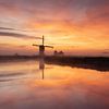 Farbenfroher Sonnenaufgang auf der Broekmolen von Klazina van den Herik