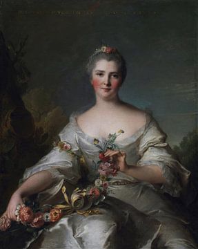 Jean-Marc Nattier, Porträt von Madame de La Porte von Atelier Liesjes