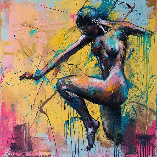 Colourful Dance by Eye catching paintings