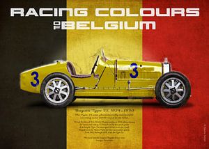 Rennsportfarbe Belgien von Theodor Decker
