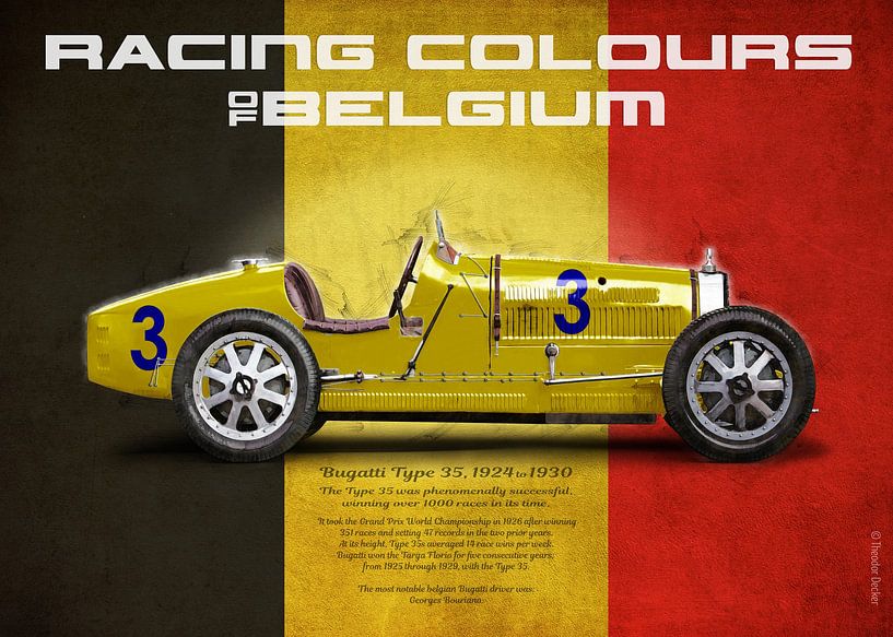 Racing colour Belgium by Theodor Decker