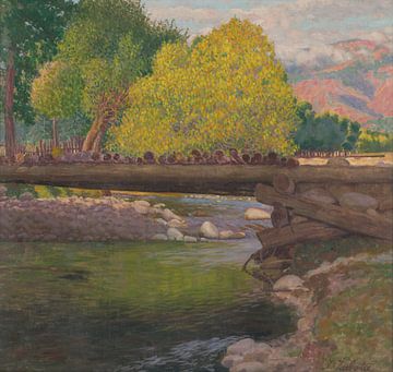 Ivan Žabota, Dorpsbrug, 1920s van Atelier Liesjes