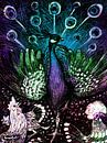 Peacock - Rainbow Edition by Mad Dog Art thumbnail