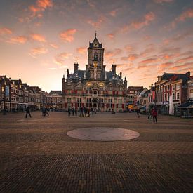 Delft Stadtzentrum - Niederlande von Jolanda Aalbers