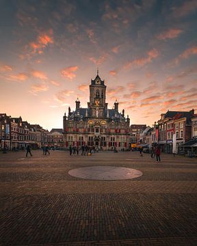 Centre ville de Delft - Pays-Bas sur Jolanda Aalbers