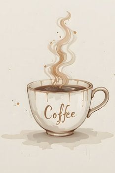 Tasse de café chaud