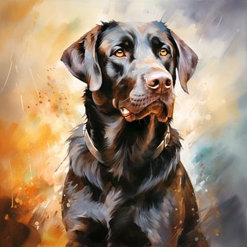 Labrador Retriever künstlerisch von TheXclusive Art