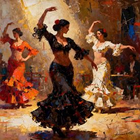 Echoes of Flamenco van Johannas Art Creations