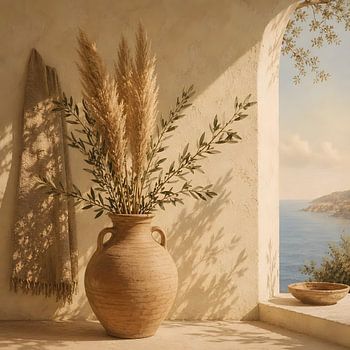 Innenansicht der Vase „Mediterranean Pampas“