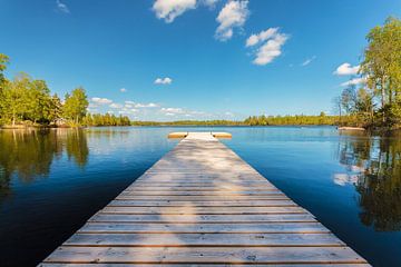Het idyllische Zweedse meer van Martin Bergsma