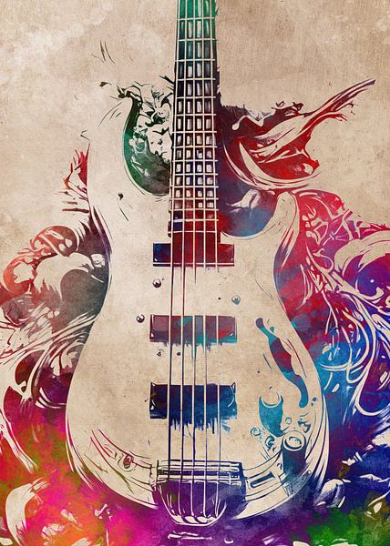 Bass guitar music art #guitar by JBJart Justyna Jaszke
