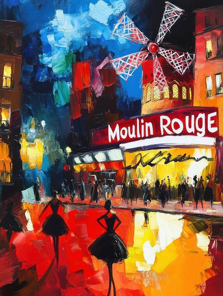 Moulin Rouge paris by Franka Poulain