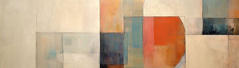 Abstracte Geometrie | Silent Geometry van ARTEO Schilderijen