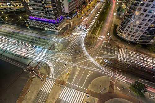 Het verkeersplein Vasteland in Rotterdam