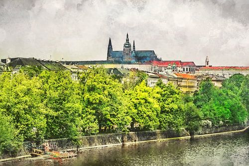 Praagse aquarelkunst #Praag