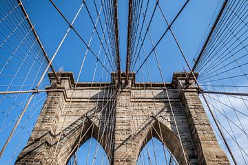 Brooklyn Bridge, New York City van Eddy Westdijk