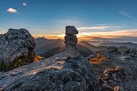 Zonsondergang op de Aggenstein