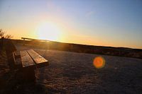 Sunset in Noordwijk aan Zee, the Netherlands.