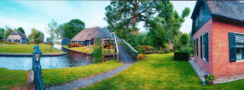 zommer  panorama van nederlands dorp van Ariadna de Raadt-Goldberg