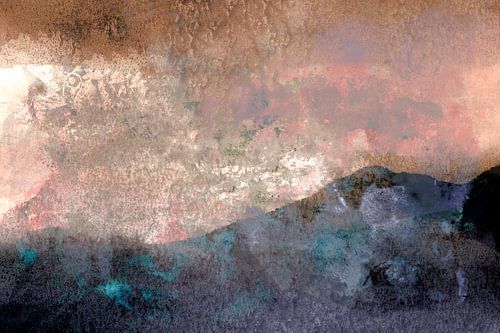 Paysage d'automne nordique Scandinavie Abstrait
