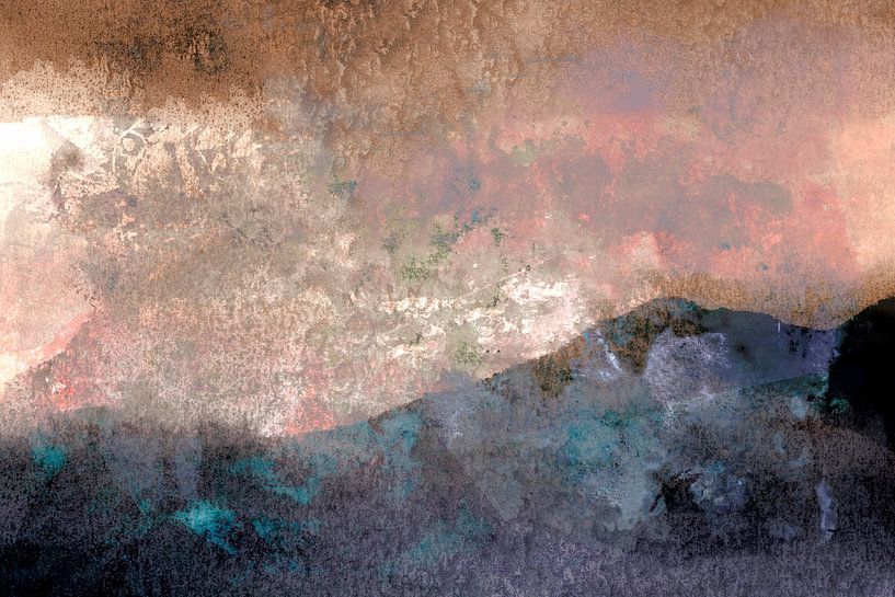 Nordic Autumn Landscape Scandinavia Abstract by Mad Dog Art