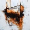 Abstraktes Boot von Wunderbare Kunst