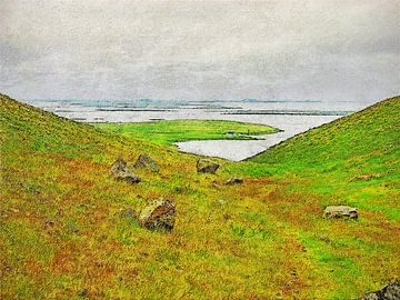 View of Mosquito Lake, Iceland by Frans Blok