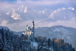 Schloss Neuschwanstein im Winter