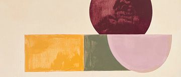 Colourful harmony - geometry of silence by Poster Art Shop