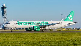 Transavia Airbus A321neo Passagierflugzeug. von Jaap van den Berg